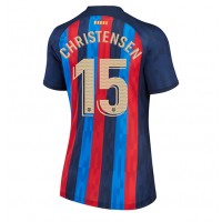 Barcelona Andreas Christensen #15 Fußballbekleidung Heimtrikot Damen 2022-23 Kurzarm